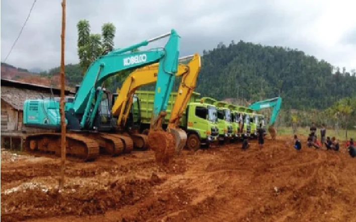 Operasi excavator