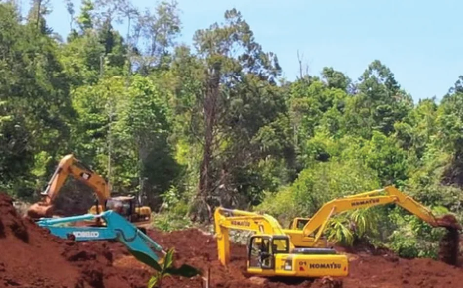 Area pertambangan nickel ore